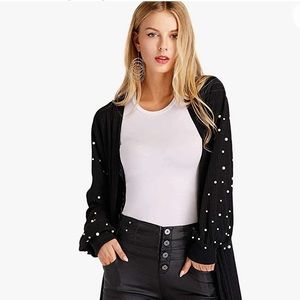 Forever 21 Beaded Sweater Cardigan